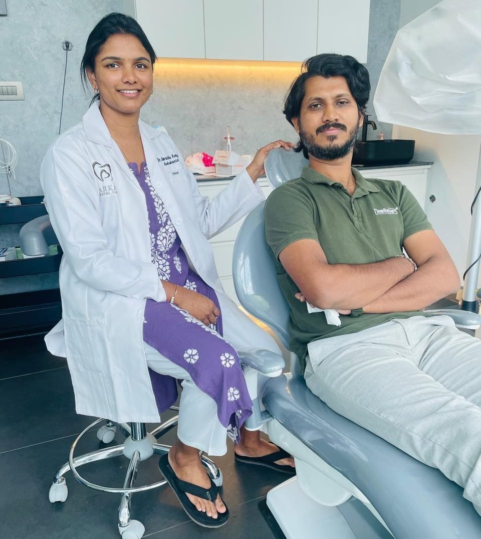 Doctor greeting patient