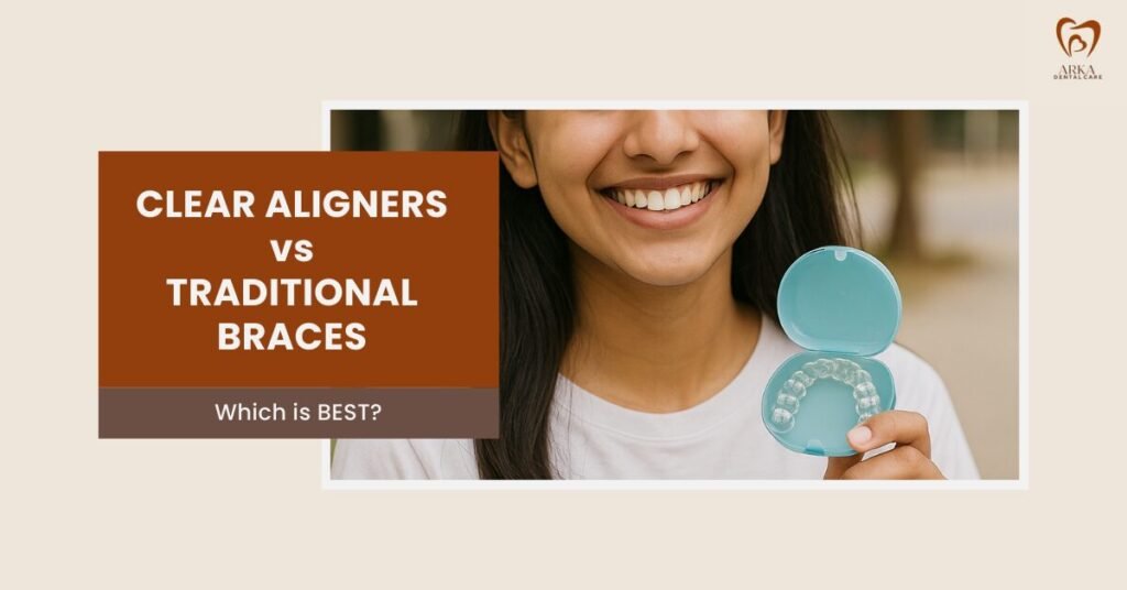Clear aligners vs traditional braces in Hyderabad